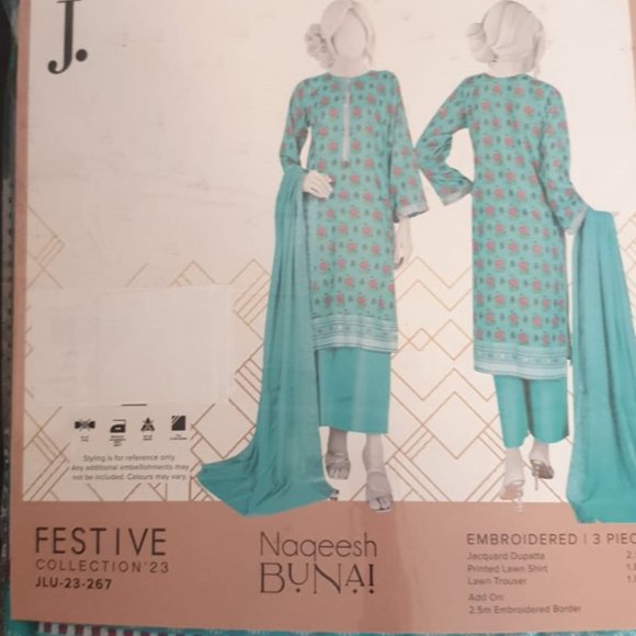 J. Embroidered 3 Piece Suit - Picture 9 of 9